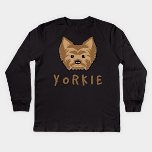 Yorkie Kids Long Sleeve T-Shirt